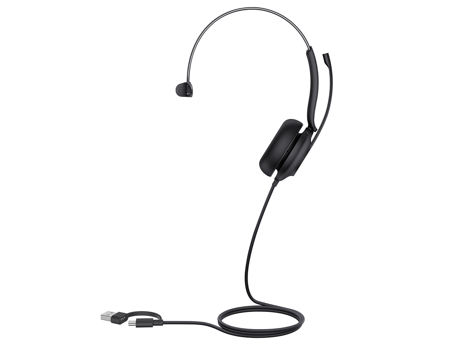 Yealink UH35 Mono UC USB-C/A, проводная USB гарнитура